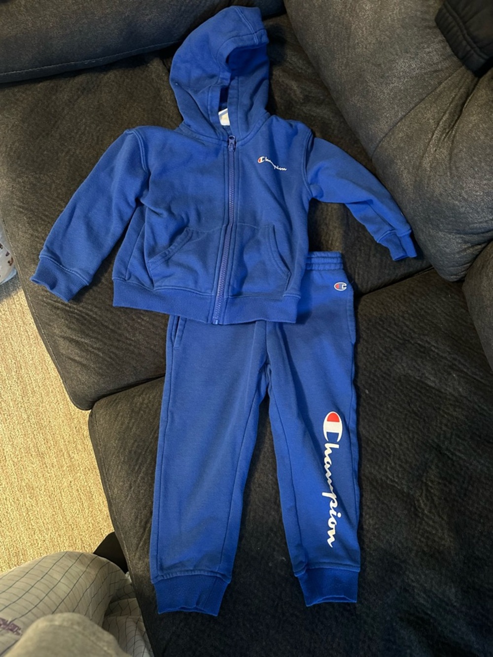 Champion Kids Royal Blue Hoodie & Joggers Set